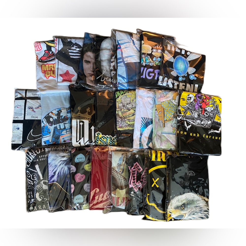Graphic Tees Bundle-Mystery Box 5 count size S-XL
